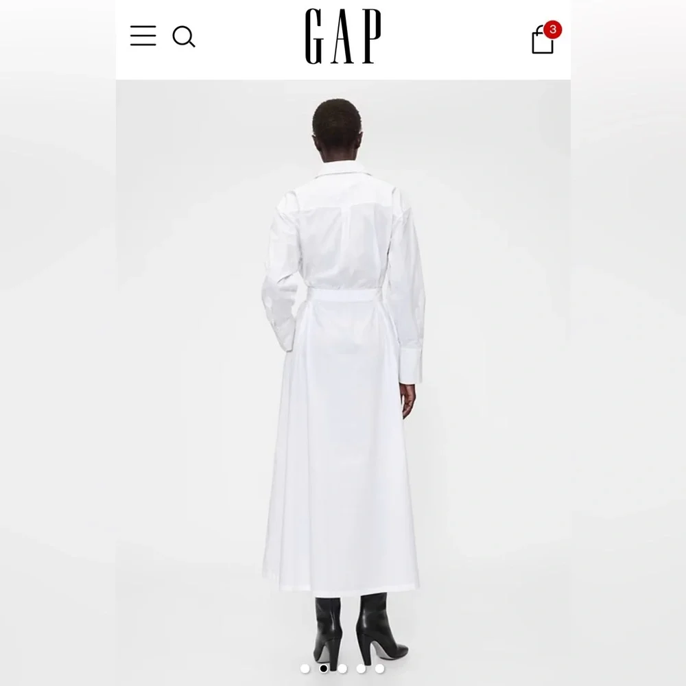 Gap cotton poplin dress - Picture 4 of 8